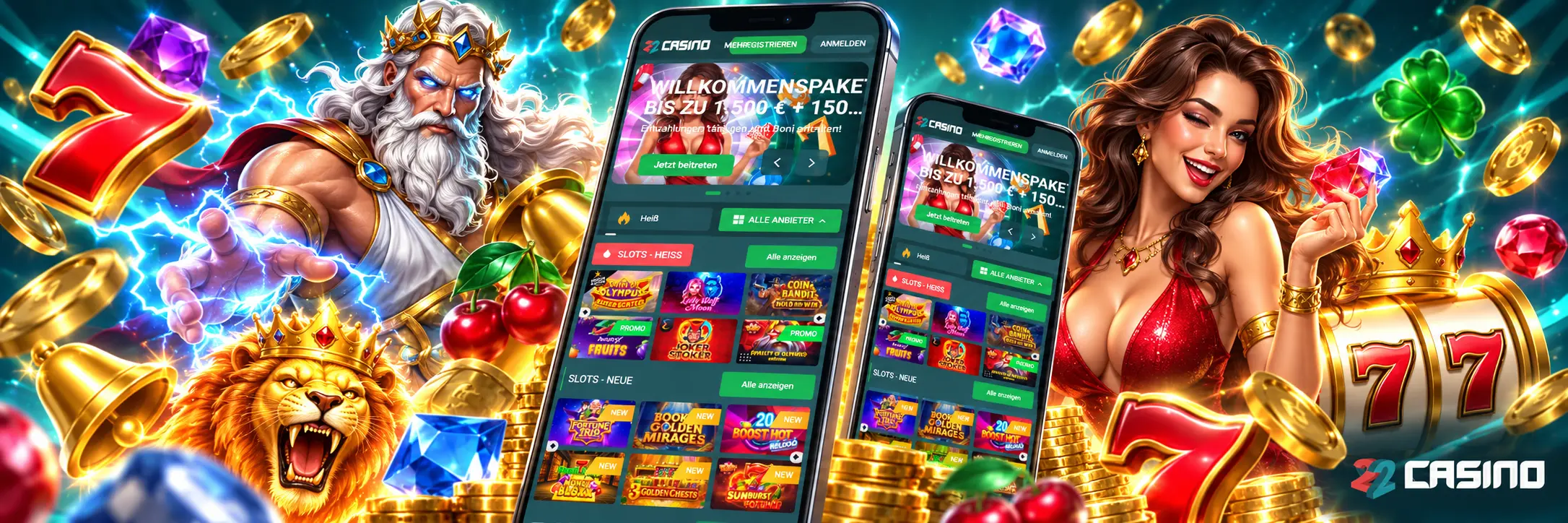 Zahlungen und Währungen bei 22Casino